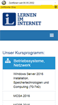 Mobile Screenshot of lerneniminternet.de